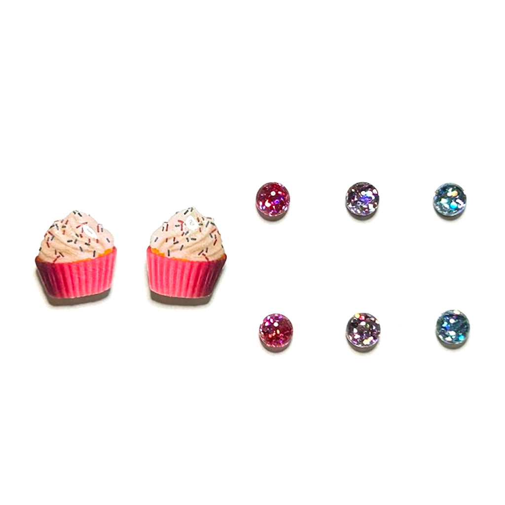 cupcakes graphic studs menu image