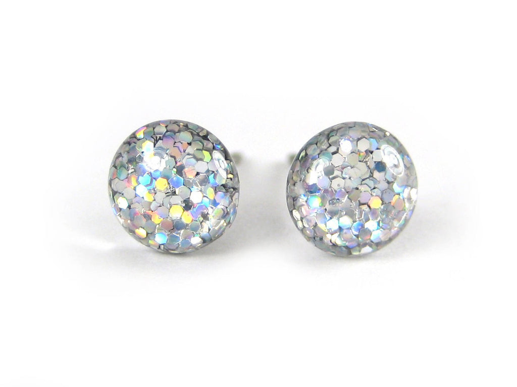 Star Struck Glitter Titanium Stud Earrings